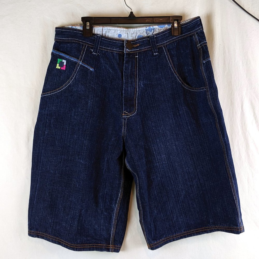 Notorious B.I.G. denim jean shorts 38